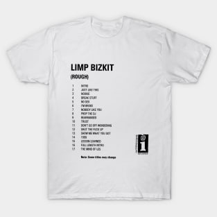 SONG LIST LIMP BIZKIT T-Shirt